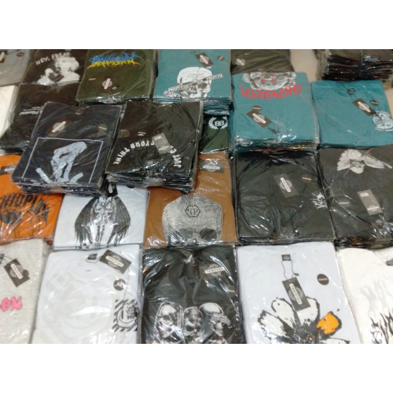 PAKET USAHA 1 LUSIN KAOS DISTRO PRIA PREMIUM | SHIRT PRIA DAN WANITA |  KAOS OVERSIZE