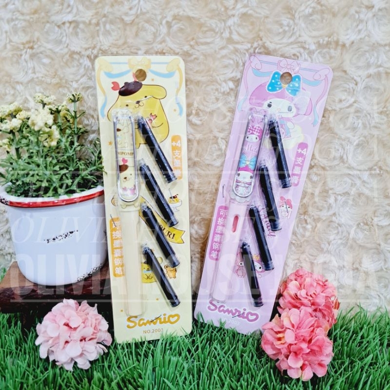 

Fountain Pen Pompompurin My Melody Bolpoin Refill My Melody Pompompurin