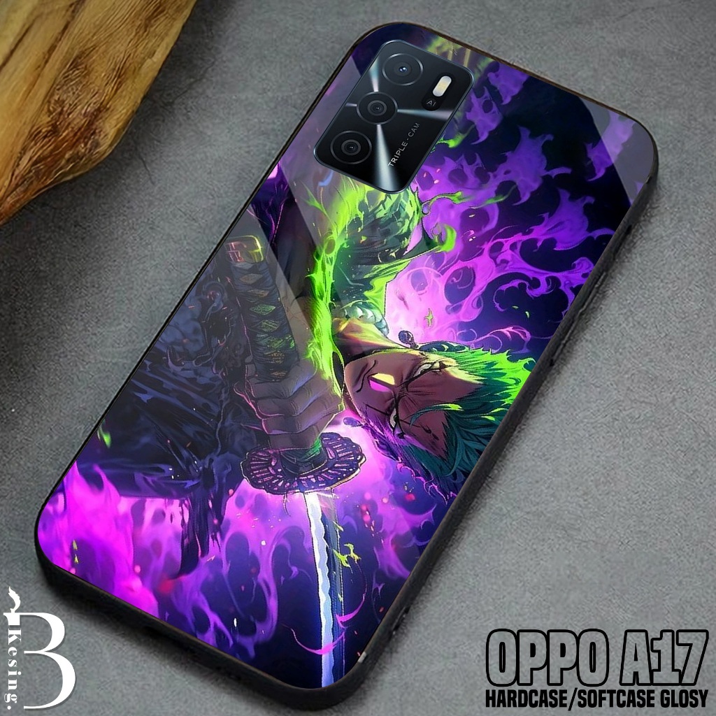 Case Oppo A16 - Casing Hp Oppo A16 Motif Roronoa Zoro - Silikon Hp Oppo A16 - Kesing Hp Oppo A16 - S
