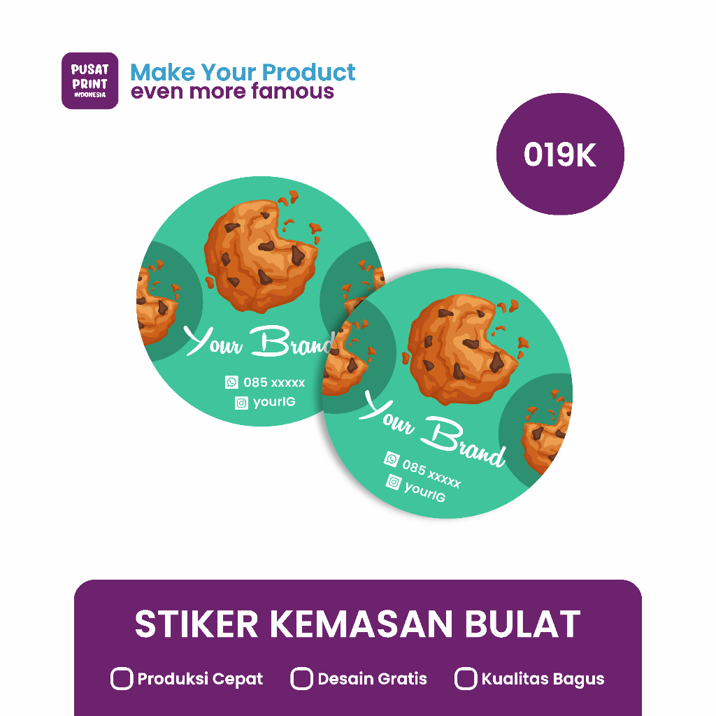 

Stiker Kemasan Bulat 019K