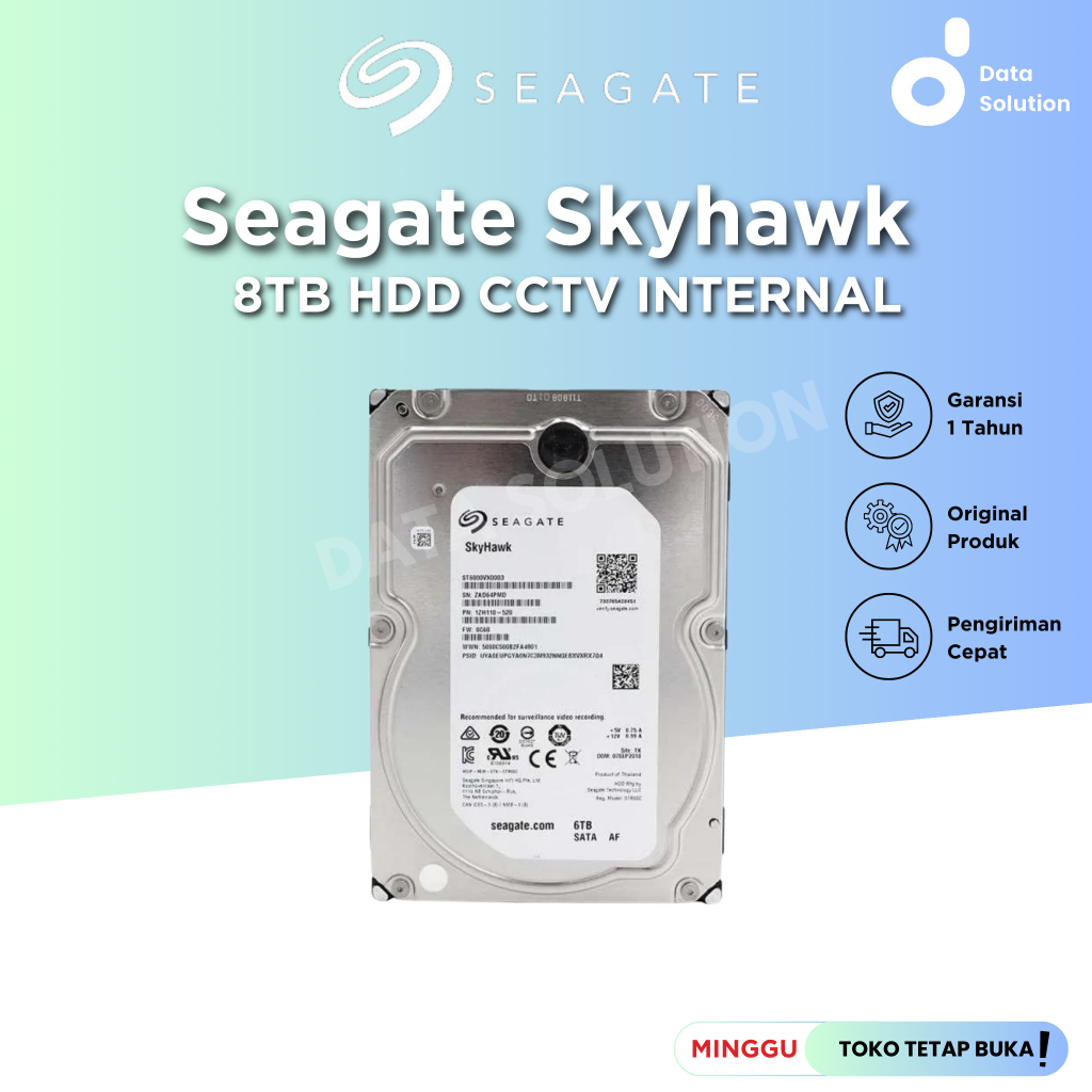 Hardisk 8TB Seagate Garansi 1 Tahun