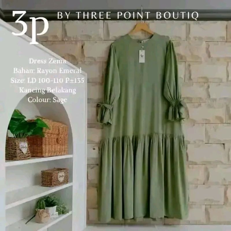 Dress Zema/ Gamis Lebaran