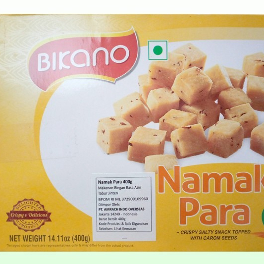 

NAMAK PARA BIKANO 400g / Namkeens / Snack india / Import