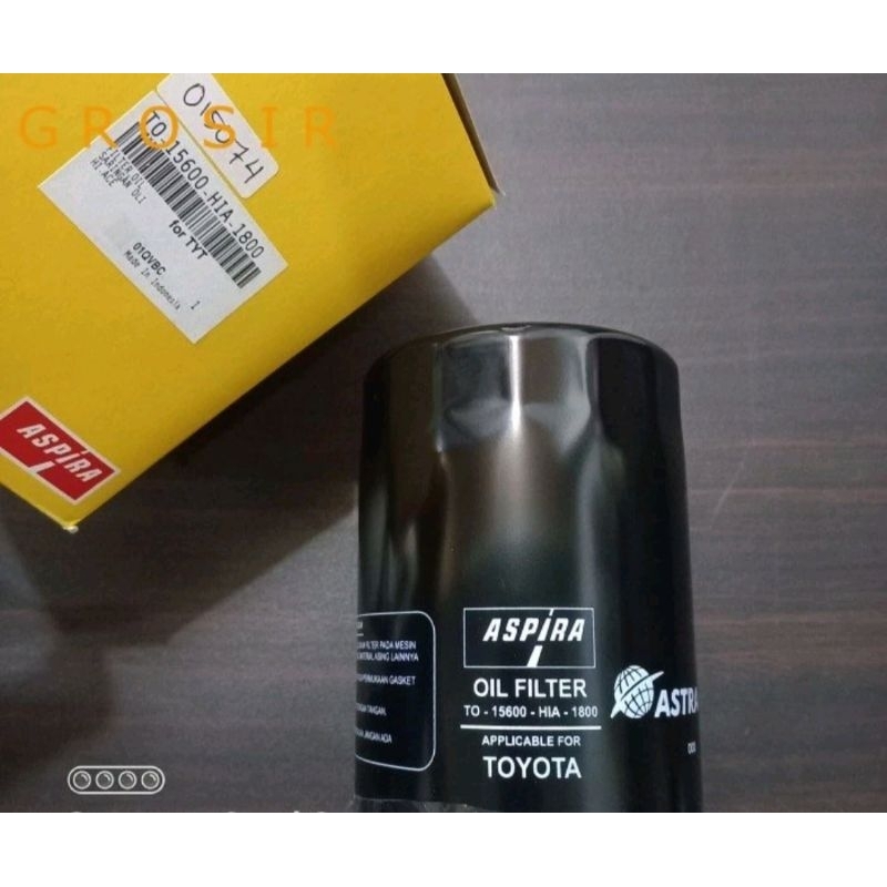 FILTER OLI HIACE KIJANG DIESEL LANDCRUISER (lama) DYNA RINO ASPIRA TO-15600-HIA-1800