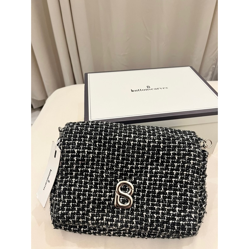 button scarves bag (Tweed zoey bag - early bag)