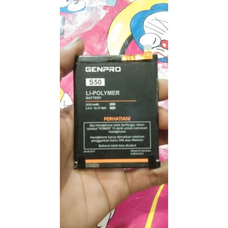 Batre Hp Genpro S50 cabutan normal