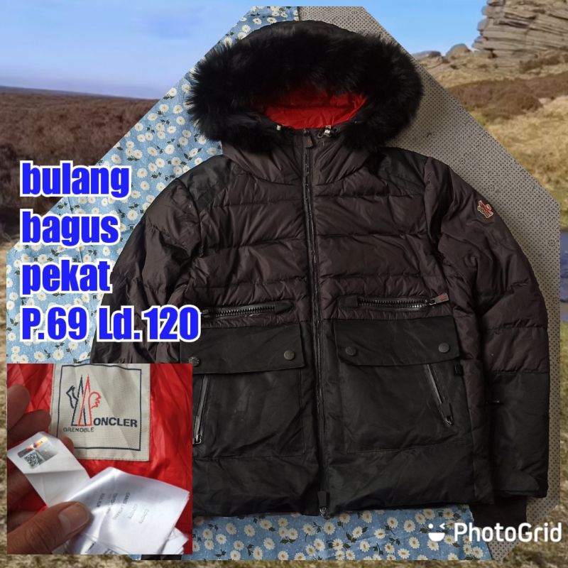 jaket gunung outdoor puffer bulang bulu angsa moncler casual fashion