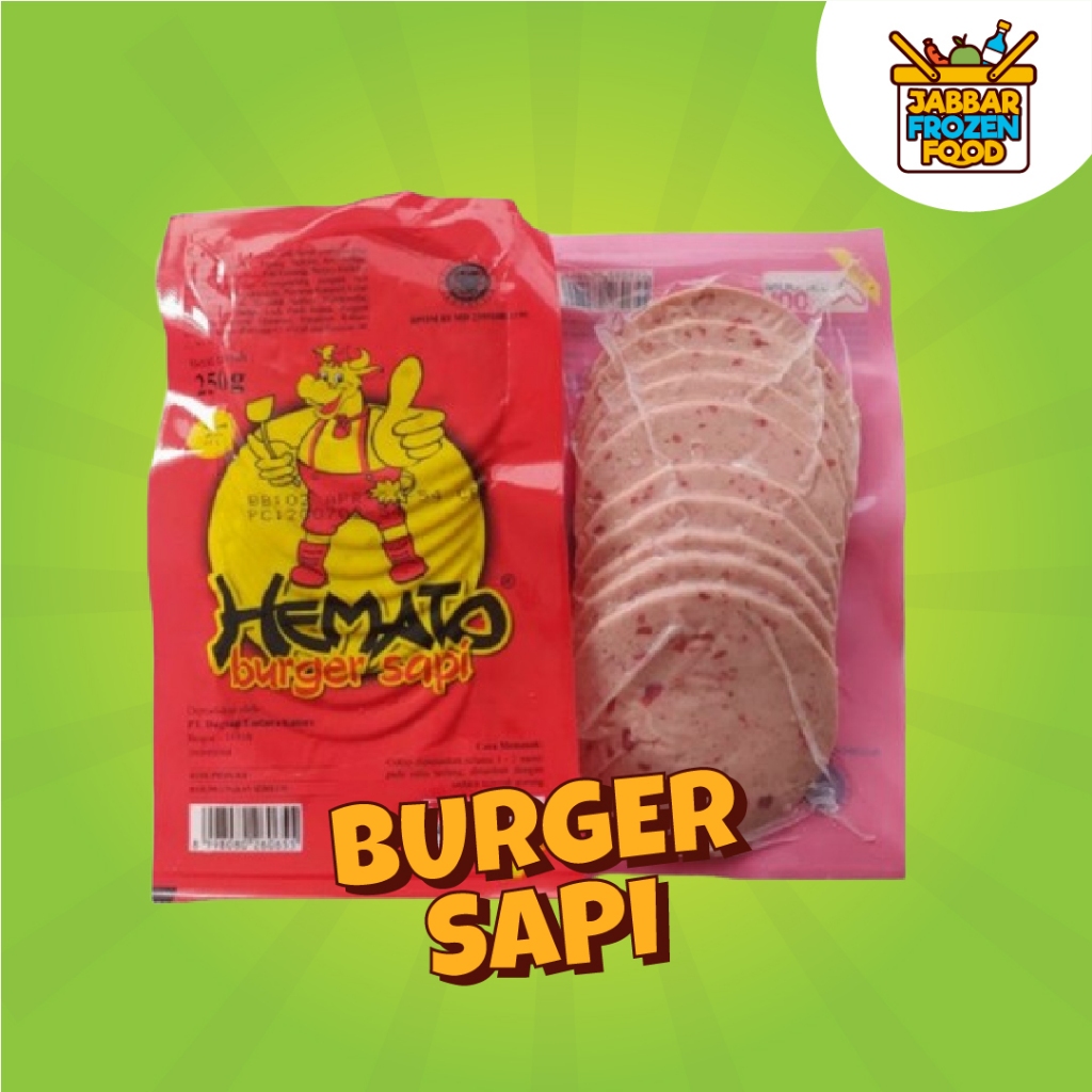 

HEMATO Burger Sapi 250gr