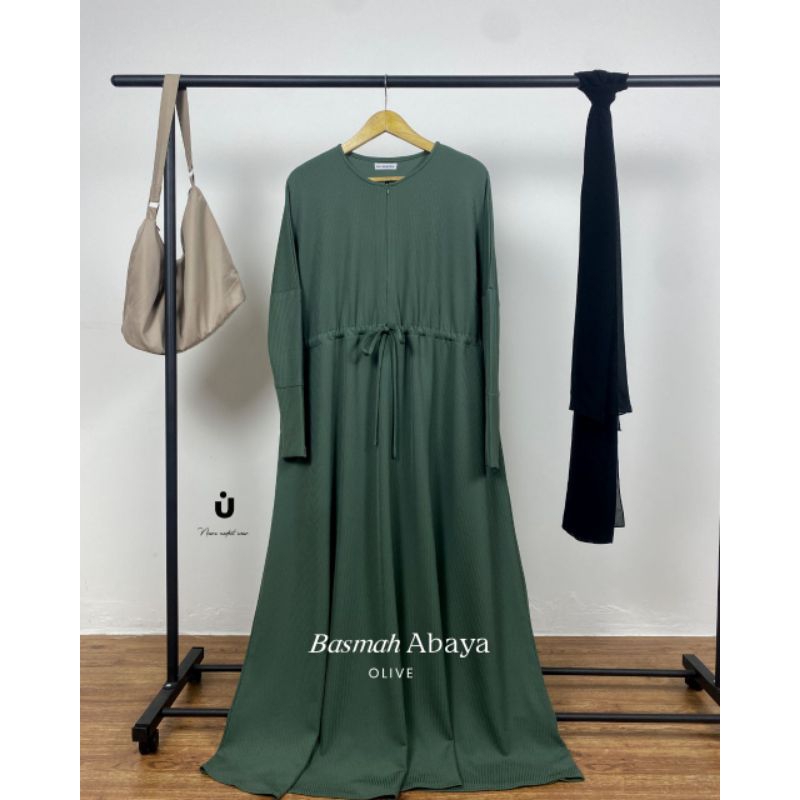 |BASMAH Abaya by Noora | Mango knit | RAJUT | ABAYA | GAMIS | MURAH | NURA DAILY