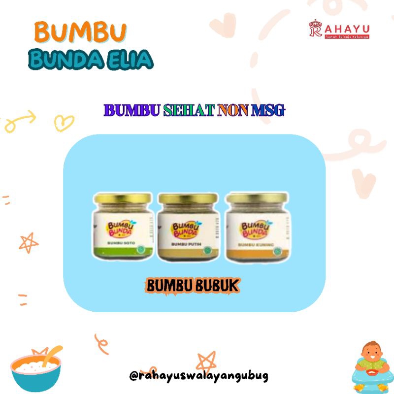 

BUMBU BUBUK BUNDA ELIA