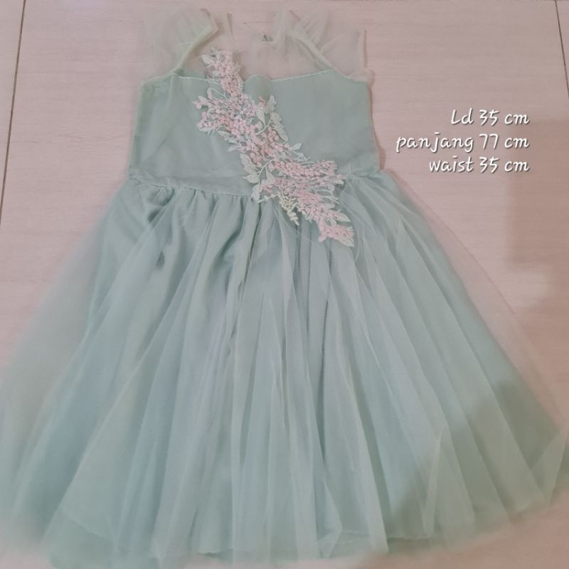 Dress pesta anak warna pastel