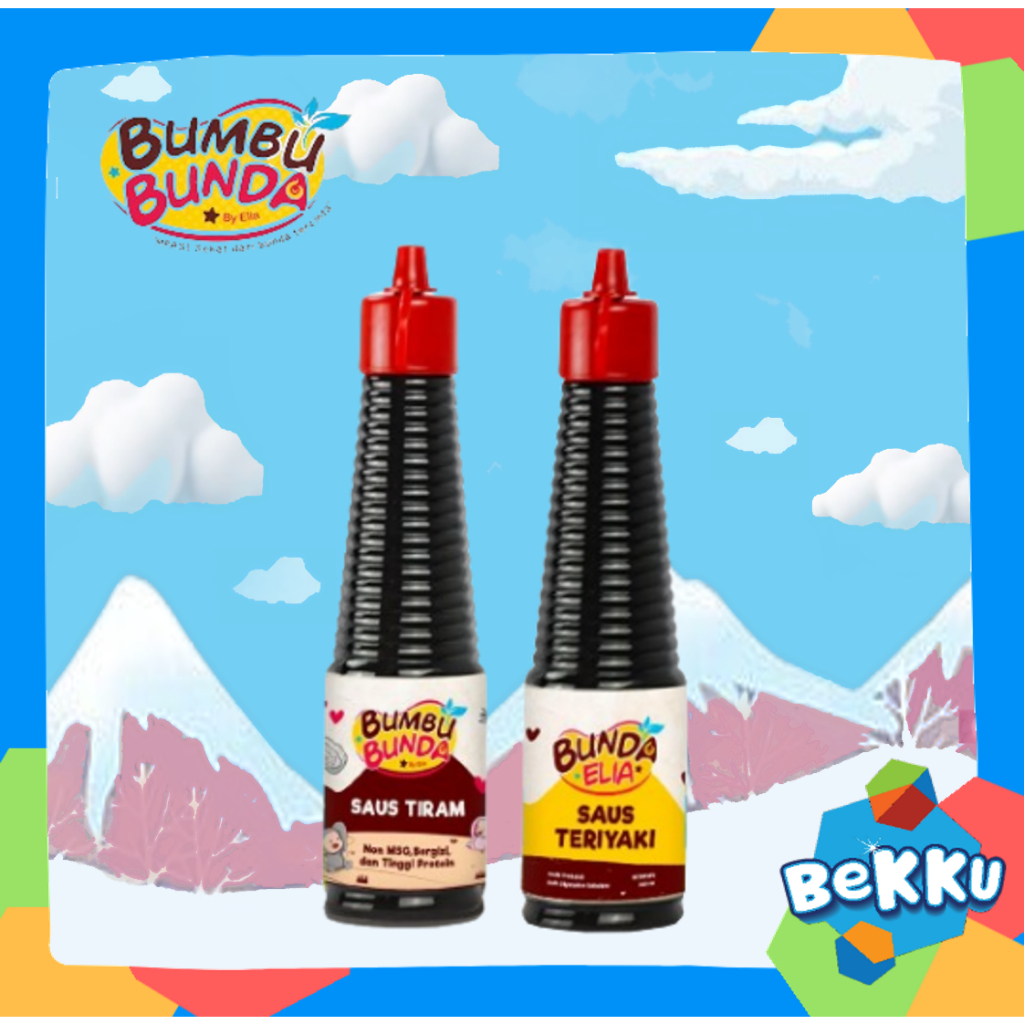 

Bumbu Bunda Elia - Saus Teriyaki - Saus Tiram - Non MSG & Pengawet - Bumbu Mpasi - Penyedap - Bekku