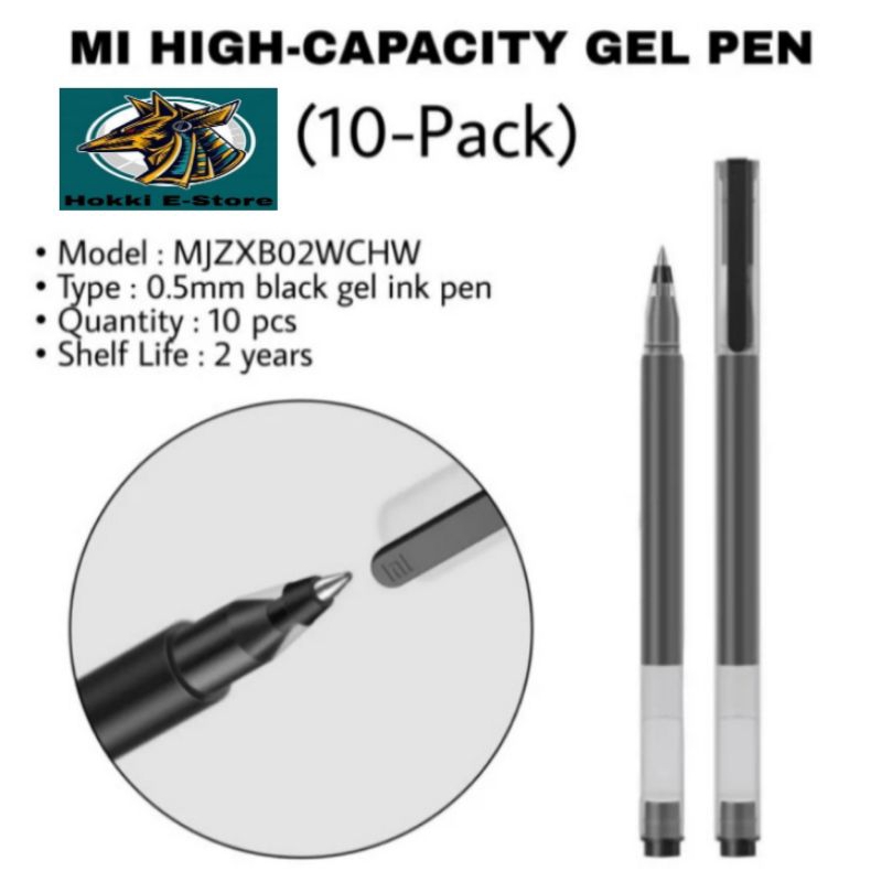 

Xiaomi Mi Gel Pen 10 Pcs - Mi High Capacity Pulpen Isi 10 Pack Pulpen Pena