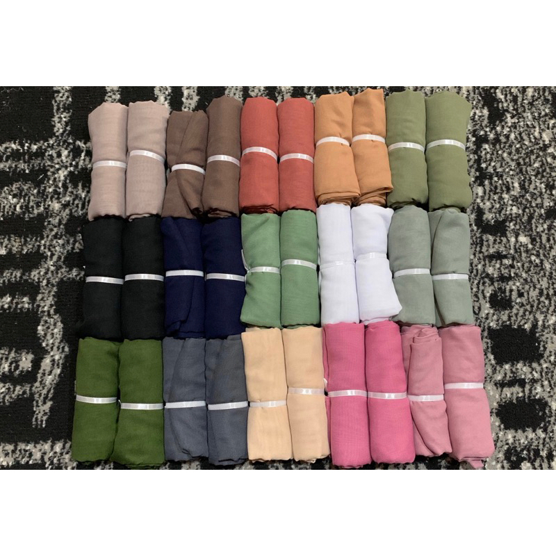 Hijab (Bella Square 1kodi (isi 20) BEBAS PILIH WARNA)