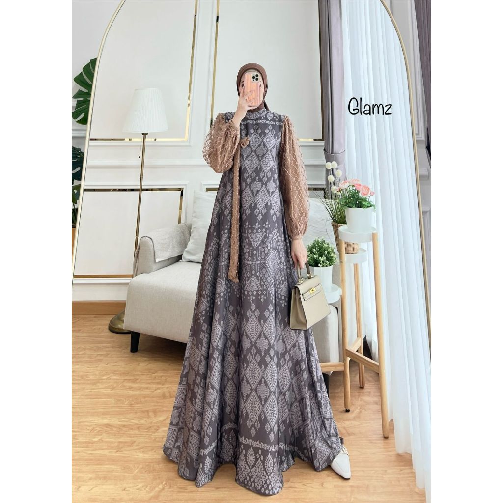 ELMA 7 GAMIS GLAMZ TERBARU GAMIS LEBARAN GAMIS ORIGINAL GLAMZ REALPICT