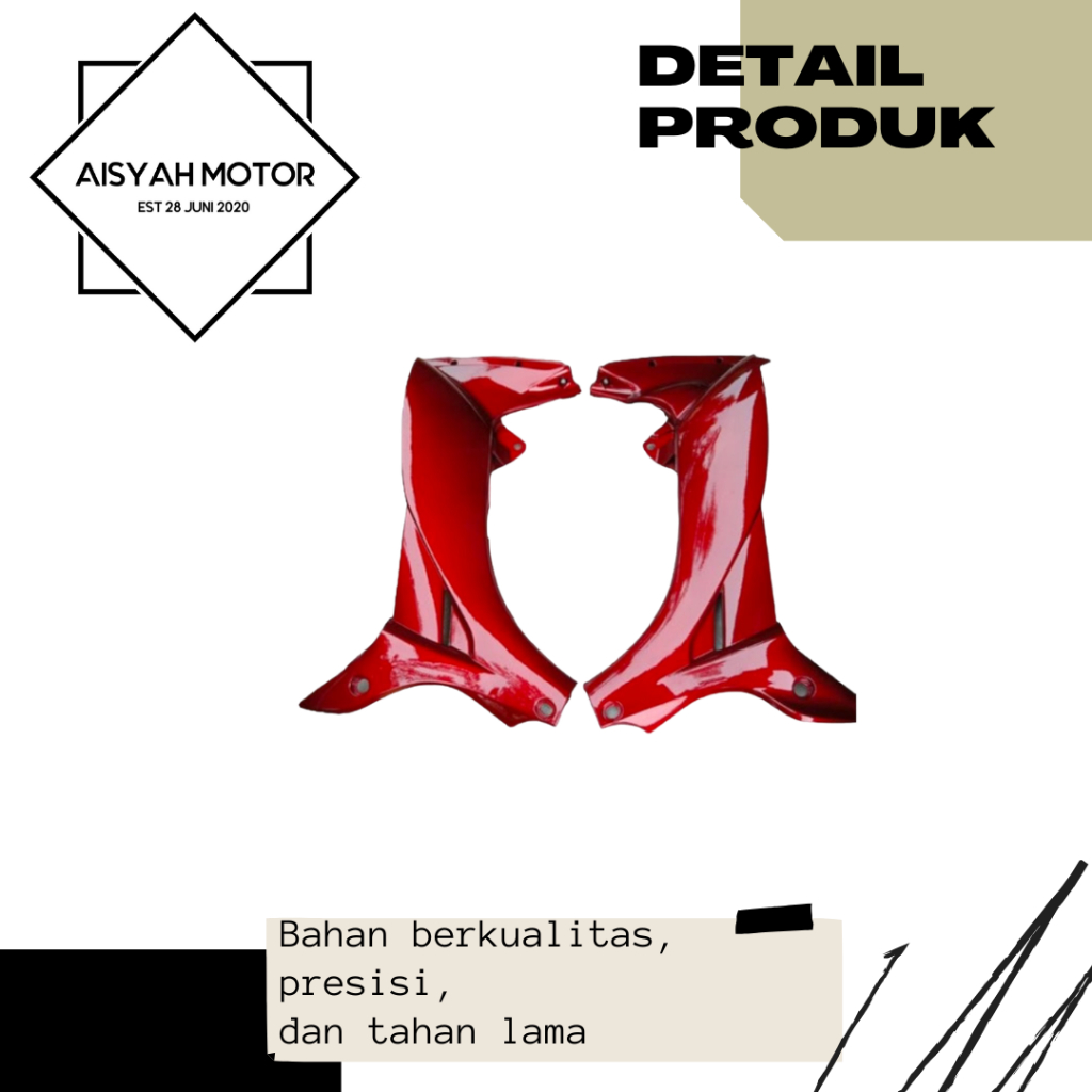 Sayap Dalam Yamaha Jupiter Z Warna Merah Tahun 2004