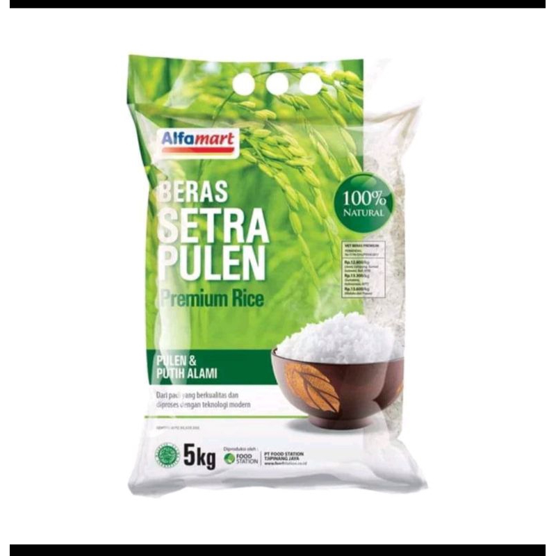 

Beras Alfamart Setra Pulen Premium 5kg