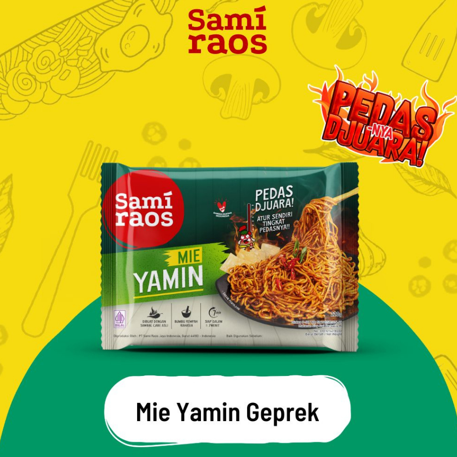 

Mie Yamin Geprek Samiraos Original | Yamin Pedas Enak Murah