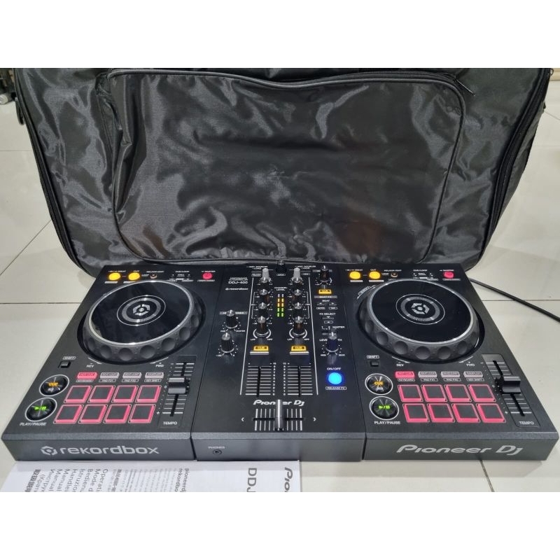 Alat DJ Pioneer DDJ 400 Like New + Tas Controller DJ Fullset Manual Book Rekordbox DJ Pioner