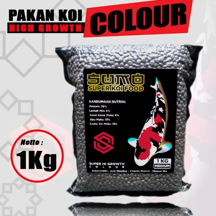 Temukan Koleksi Impian Anda pelet PAKAN KOI COLOUR SUMO