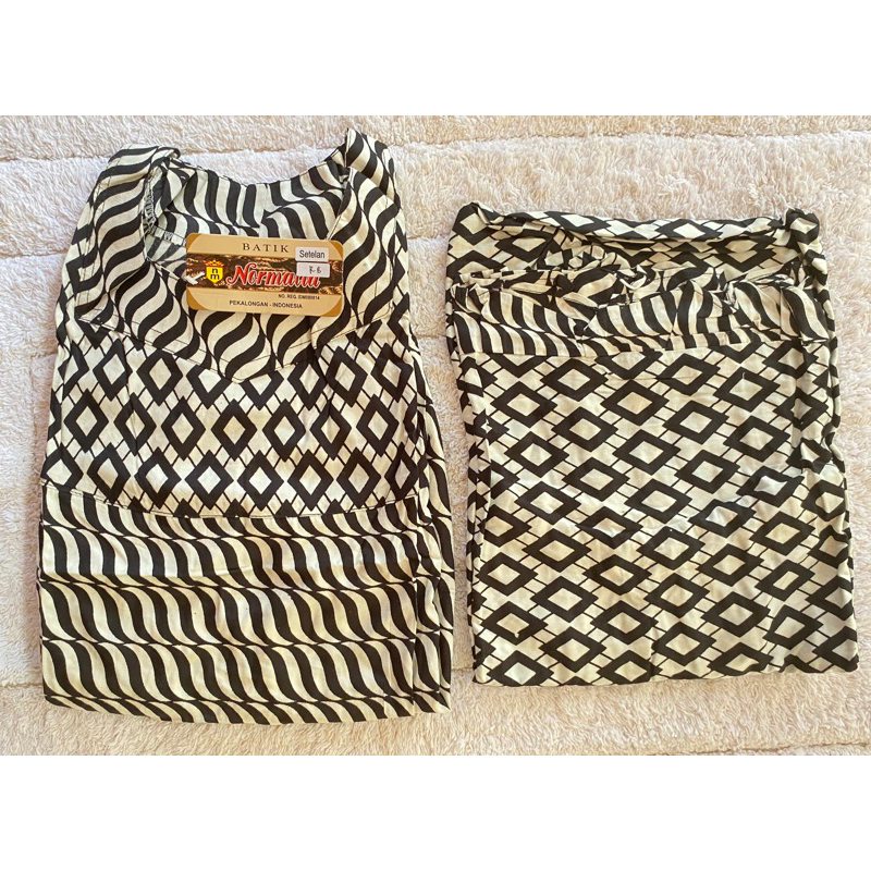 [NEW] OBRAL TERMURAH Setelan Panjang Batik Wanita - Setelan Pendek Batik Wanita - Blouse Kemeja Hem 