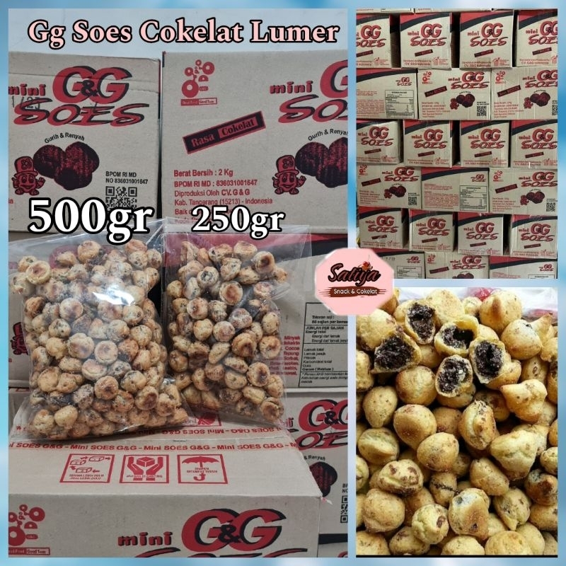 

Soes Cokelat/Soes kering GG Soes Cokelat Lumer Snack 500gr