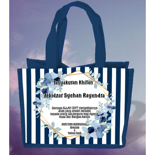 

Tas Goodie Bag Custom Souvenir untuk Tasyakuran Khitanan