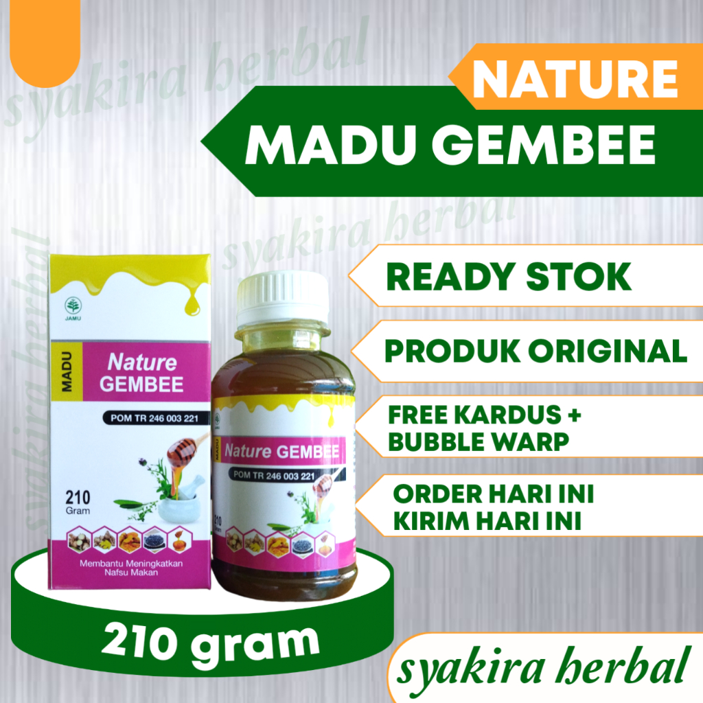 

Penambah Berat Badan Madu Nature Gembee 210 gram Viral Terbaru Madu Napsu Makan Cepat Naikin Berat Badan Paling Ampuh