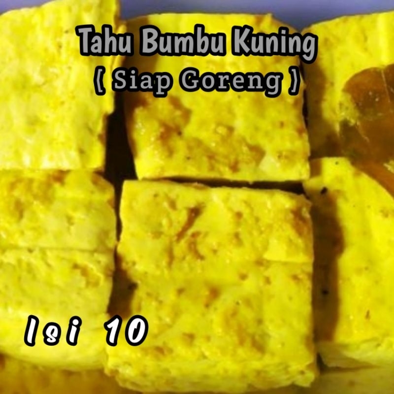 

Tahu Bumbu Kuning Siap Goreng isi 10