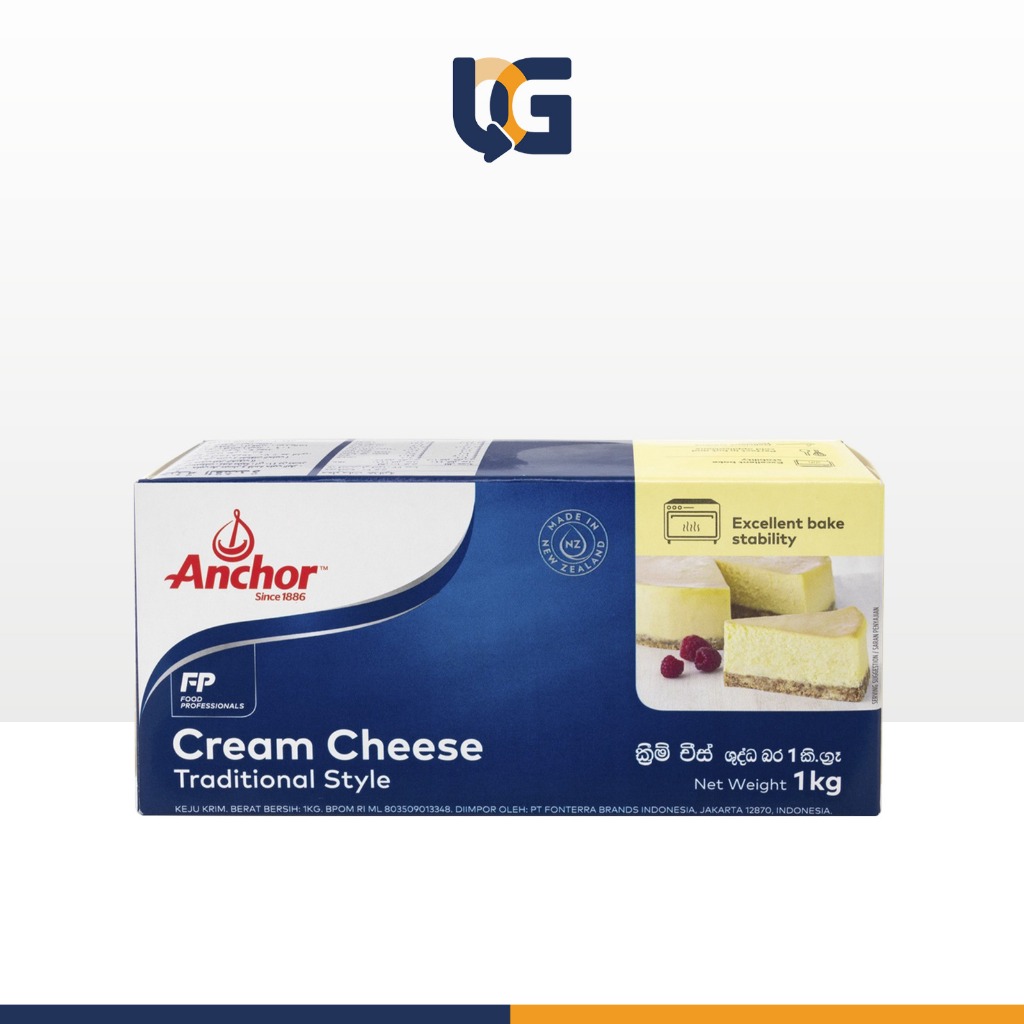 

Krim Keju Cream Cheese Anchor Ukuran 1 kg