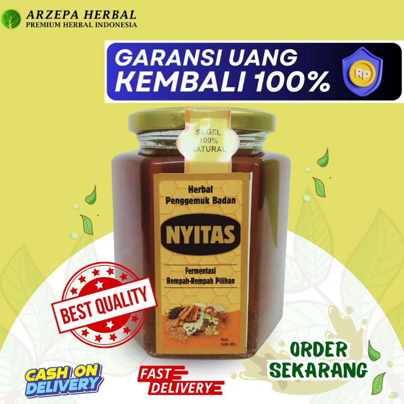 NYITAS Madu Herbal Penggemuk Badan 100% Asli Penggemuk Badan Alami, Madu CEKOKAN