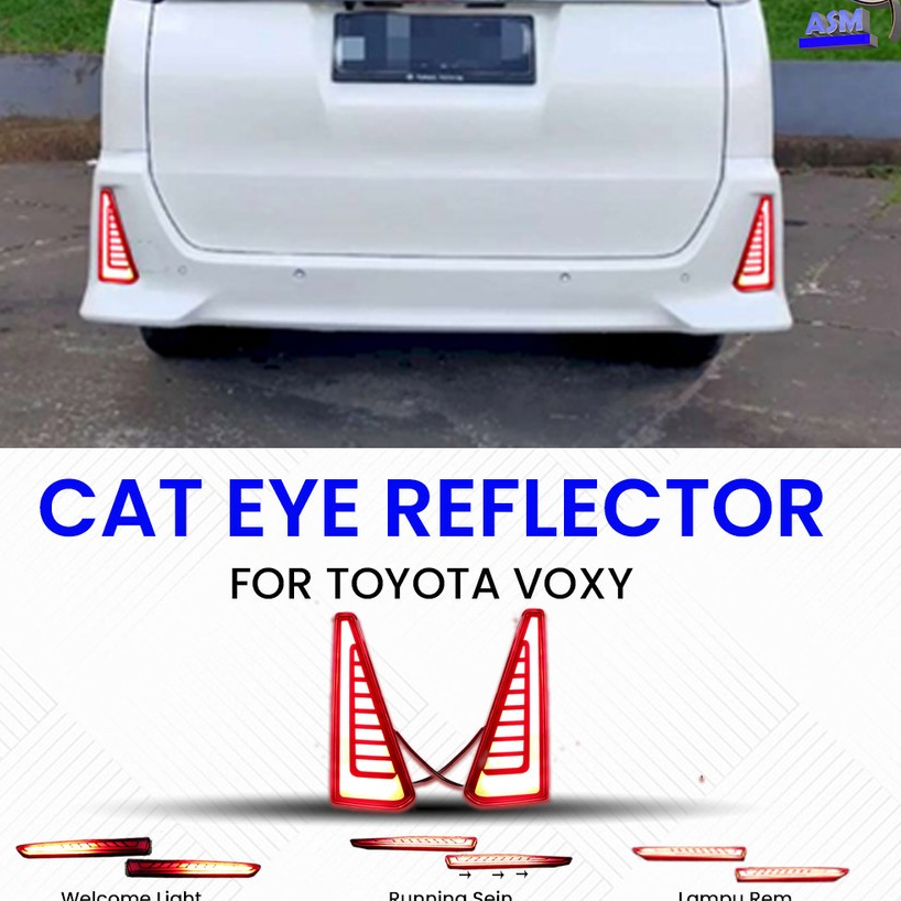 Cat Eye Reflektor Toyota Voxy