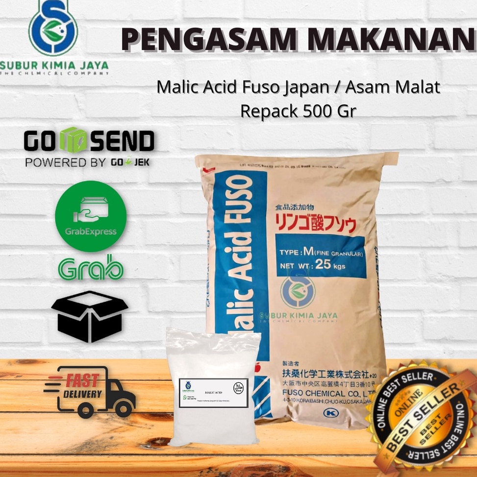 

CRG945 XC26619 Malic Acid FCC Fuso Japan Asam Malat 5 gr