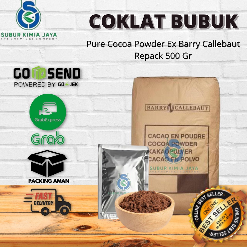 

YQY323 PROMO MURAH Coklat Bubuk Cocoa Powder Pure Murni DF 68 Barry Callebaut Bubuk Minuman Coklat 5 gr