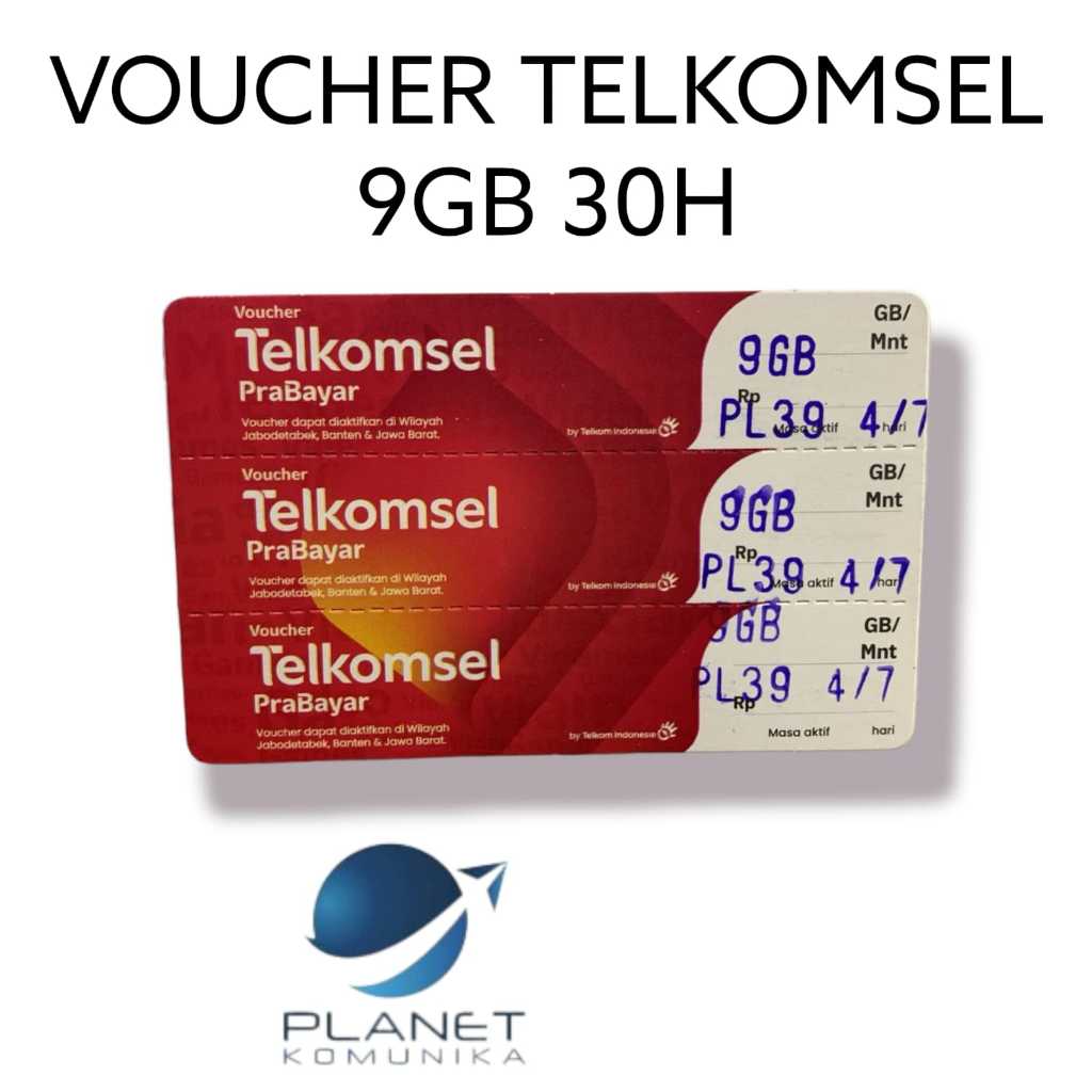 VOUCHER TELKOMSEL 9GB