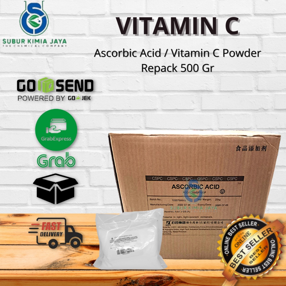 

EMT328 HOT Ascorbic Acid Ex Weisheng Vitamin C Powder Food Grade 5 GR