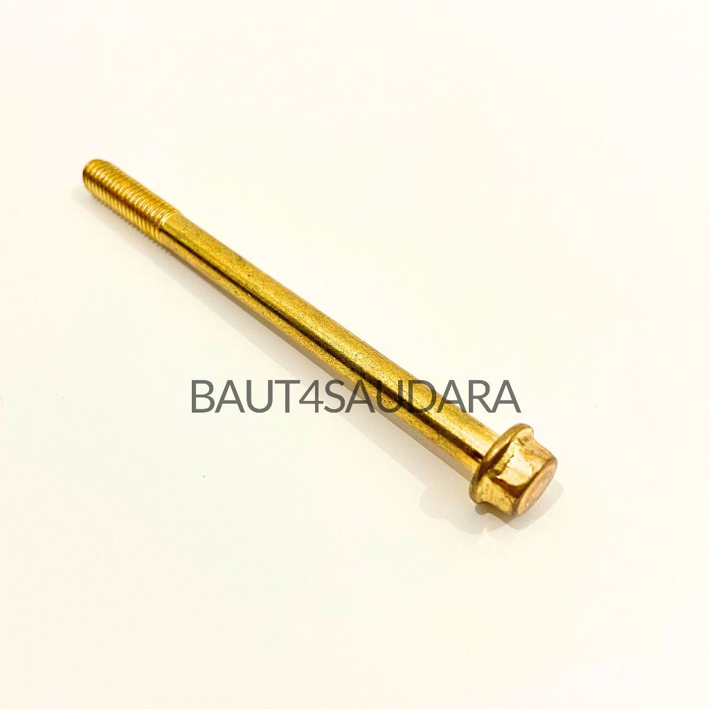 Baut Flange Bolt 6x80 Kunci 8 GOLD