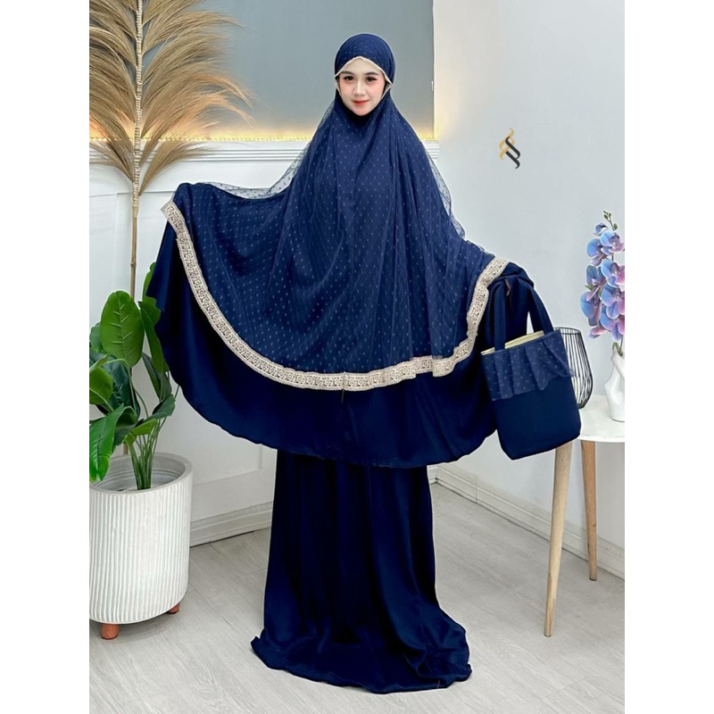 Fateena Luxury Prayer Set - Mukena Larizka