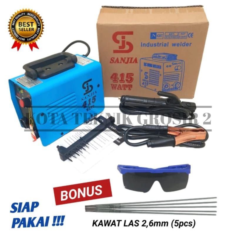 MESIN LAS LISTRIK EDON LV120 INVERTER WELDER IGBT EDON 450WATT TRAVO LAS LISTRIK 450 WATT + BONUS KA