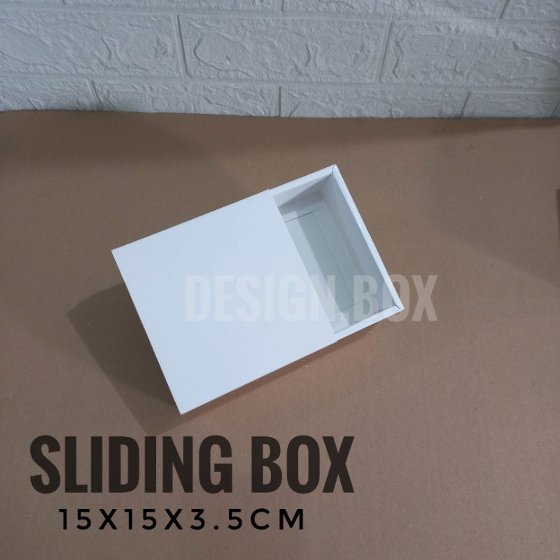 

12PC | SLIDING BOX POLOS 15X15X3.5CM