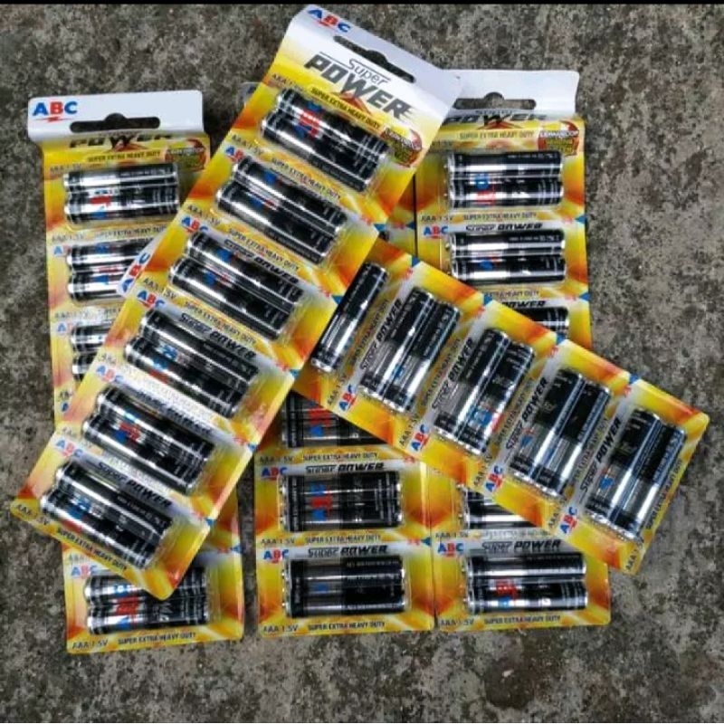 baterai ABC AAA isi12pcs/baterai abc super power a3