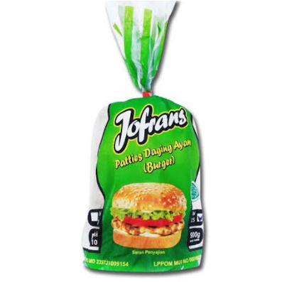 

JOFRANS Chicken Patties 900 Gram isi 15 - isian burger