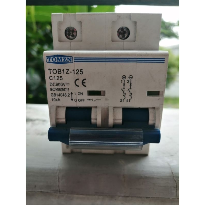 MCB DC 600V 125A TOMZN