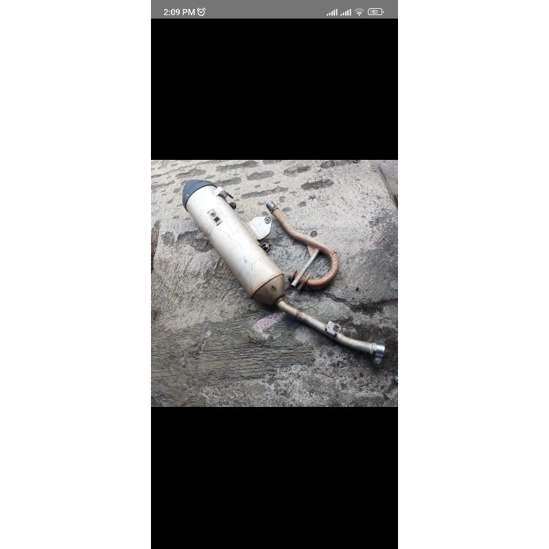 knalpot kenalpot ori standar klx bf dtracker asli original second bekas