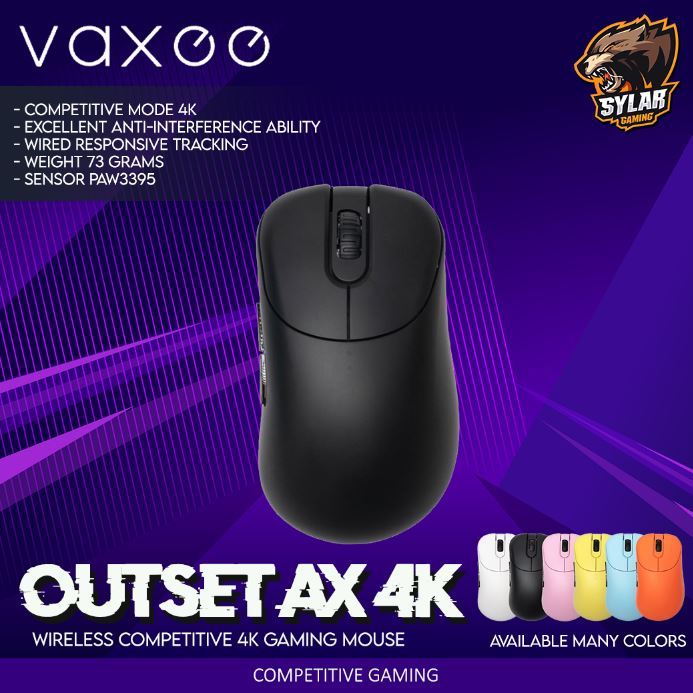 Vaxee Outset AX 4K Wireless Gaming Mouse