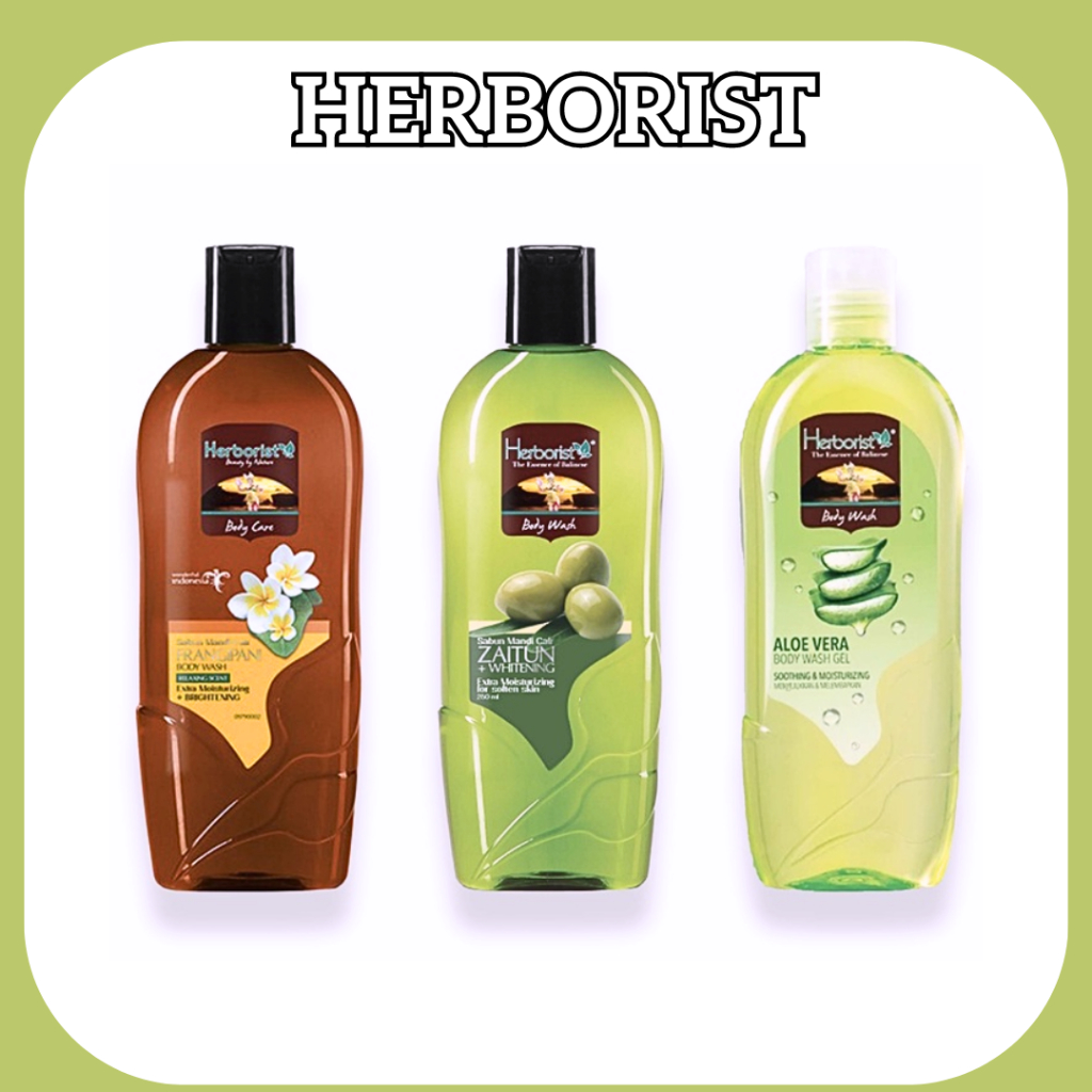 Herborist Body Wash Aloe Vera 250ml | Herborist Body Wash Zaitun 250ml