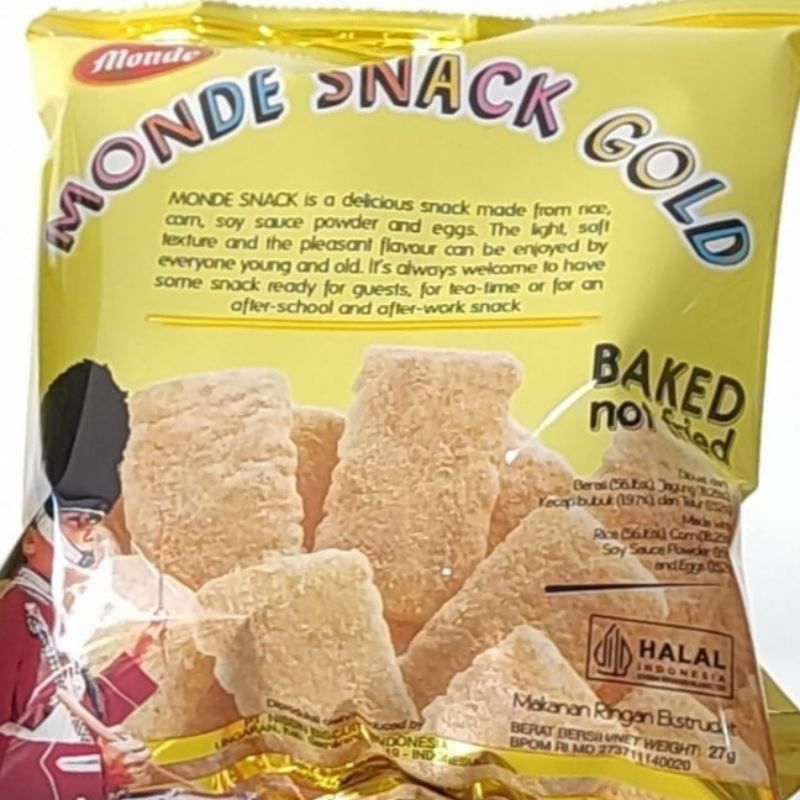 

Monde Snack Gold 27gr