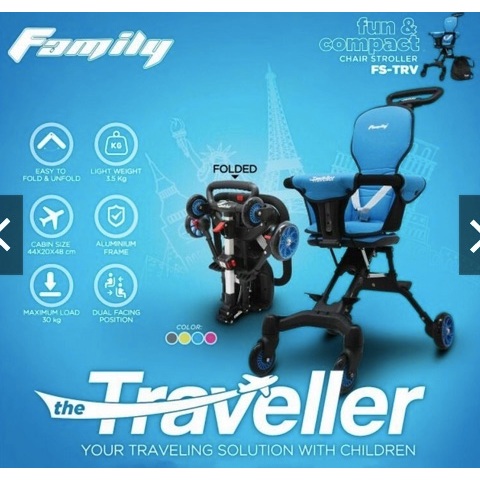 NEW - Stroller Kereta Dorong Bayi Family Traveller