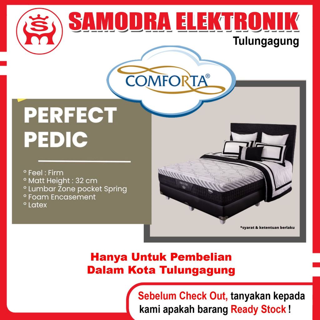 (Mattras) Springbed COMFORTA Perfect Pedic Uk 160x200