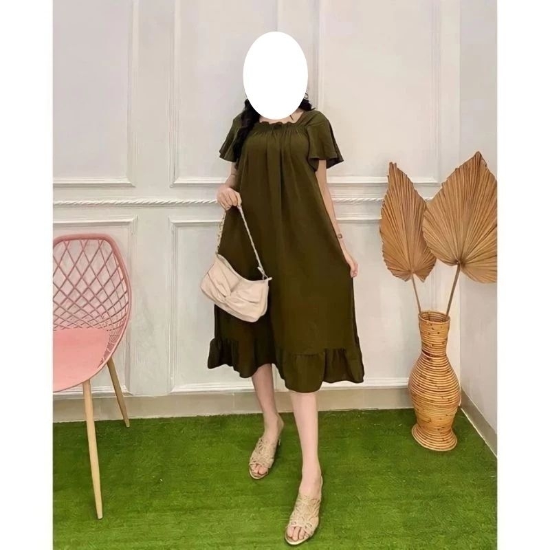 Daster Fuji Jumbo Ld 120 / Daster Kerut Dada Korean Style / Daster Fuji Jumbo Murah